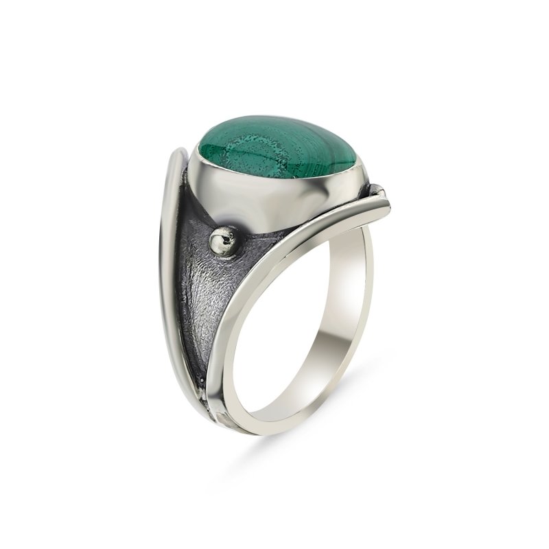 Malachite Handmade Ring - R85960