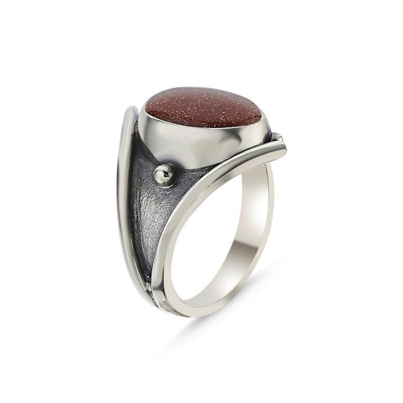 Goldstone Handmade Ring - R85963