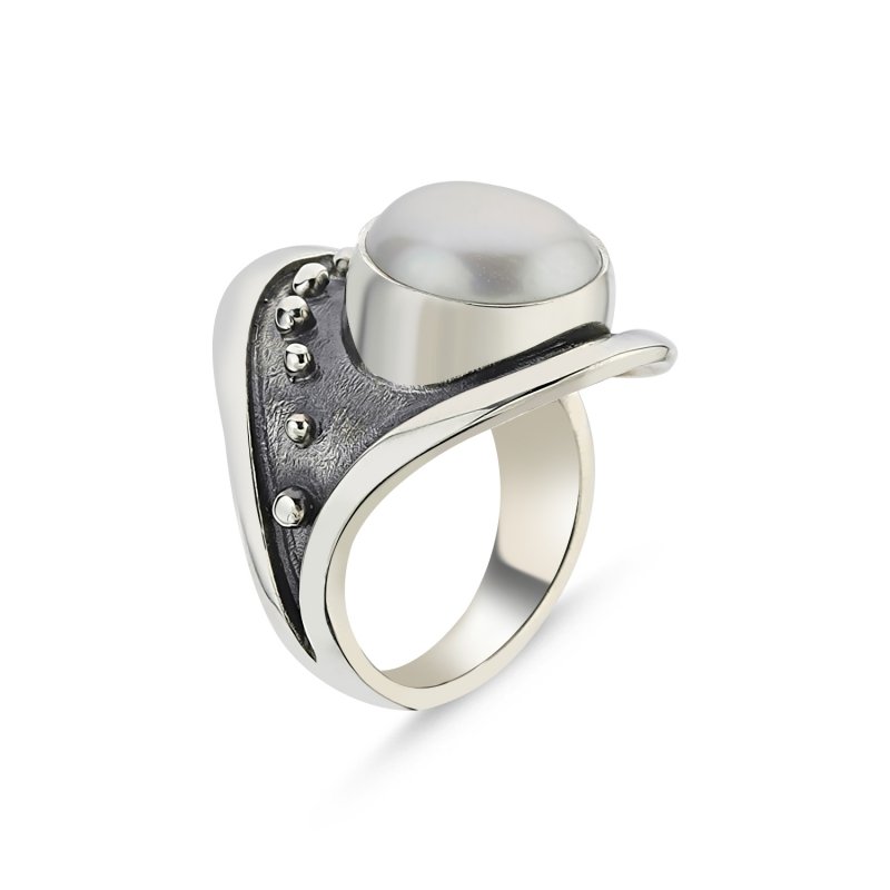 Cultured Pearl Handmade Ring - R85990