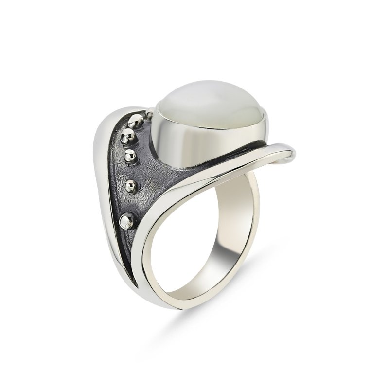 Mother of Pearl Handmade Ring - R85996