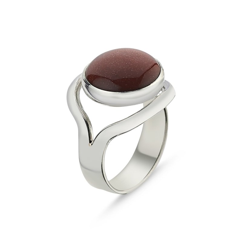 Goldstone Handmade Ring - R86014