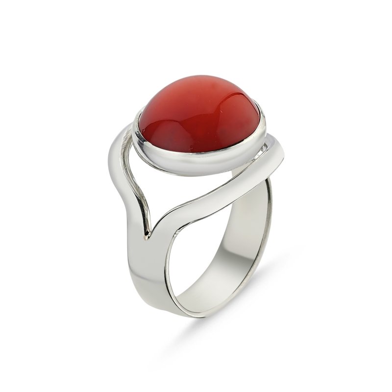 Coral Handmade Ring - R86017