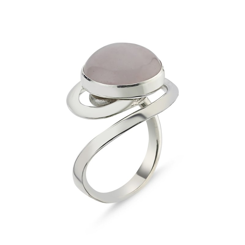 Rose Quartz Handmade Ring - R86029