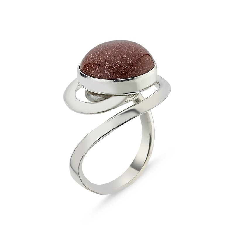 Goldstone Handmade Ring - R86034