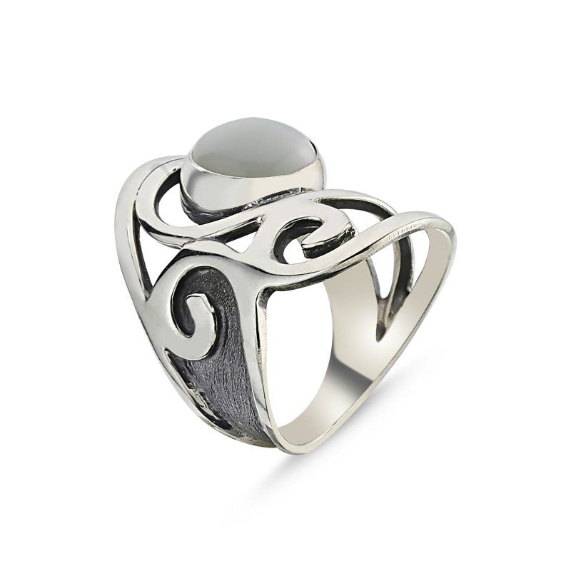 Mother of Pearl Handmade Ring - R86052