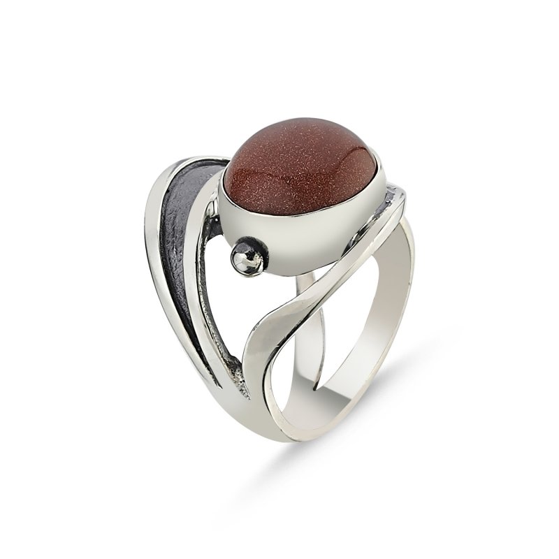Goldstone Handmade Ring - R86058