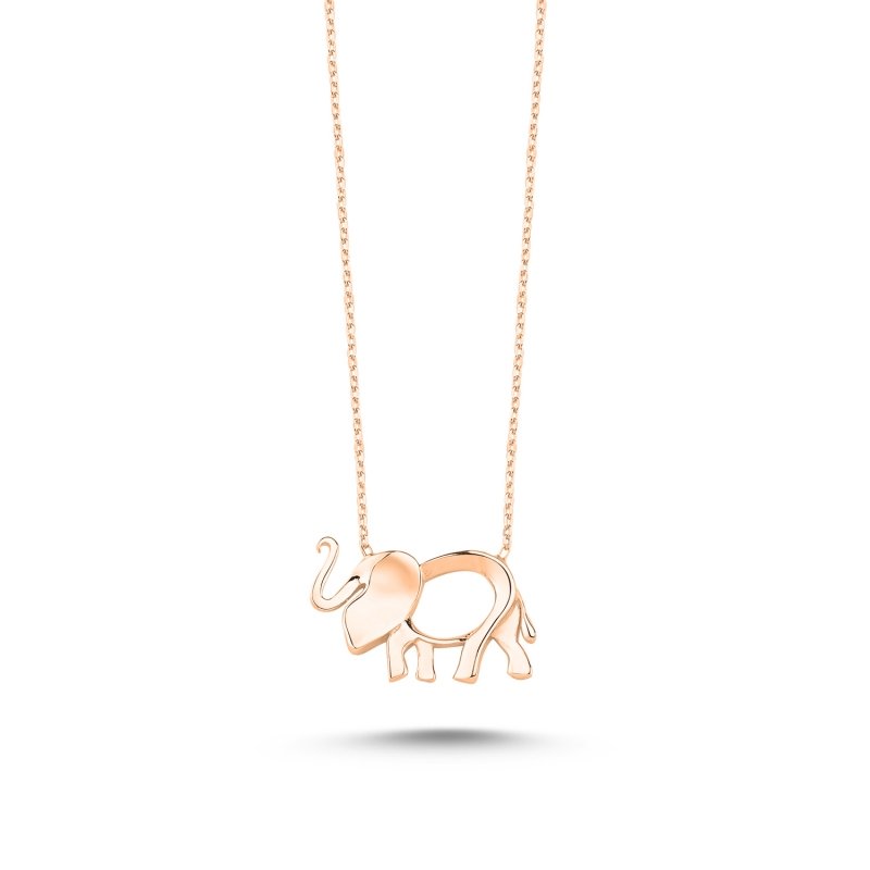 Stoneless Elephant Necklace - N86166