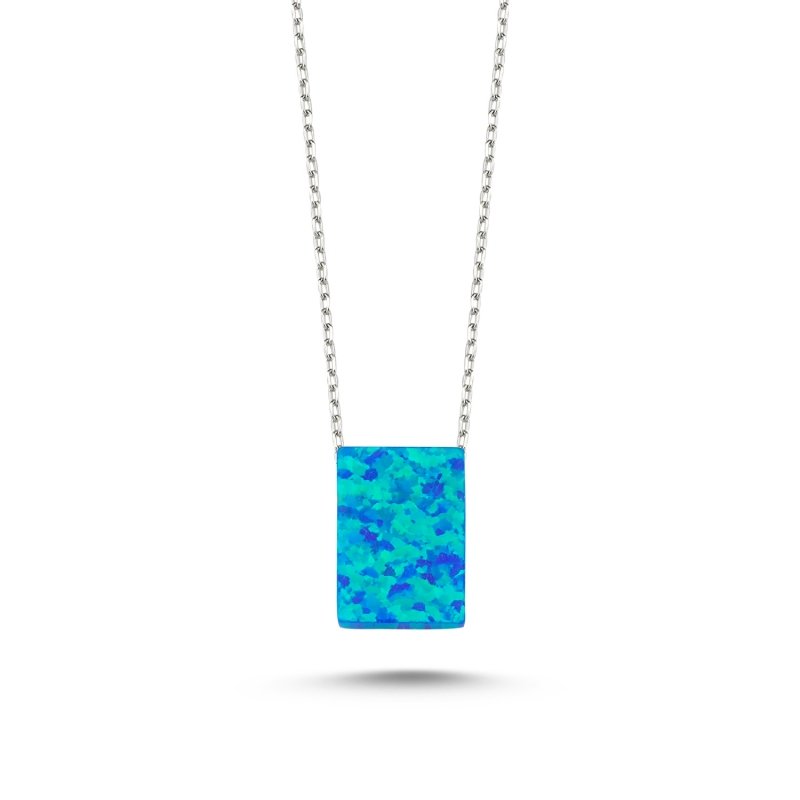 Opal Rectangle Necklace - N86392