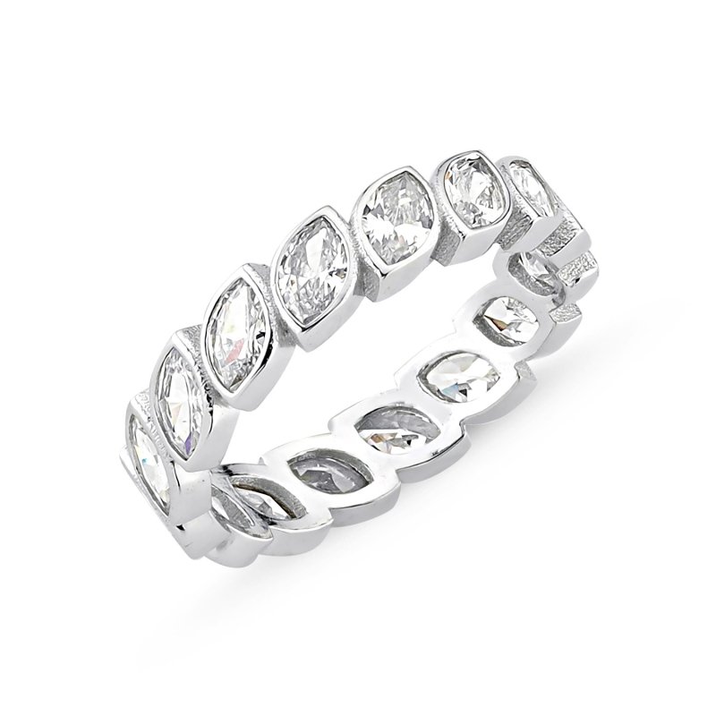 Marquise CZ Eternity Ring - R86410