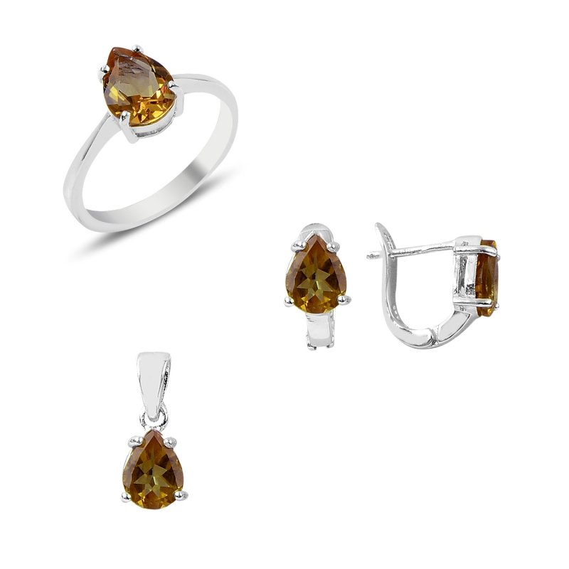 Drop Sultanite Solitaire Set - S86554