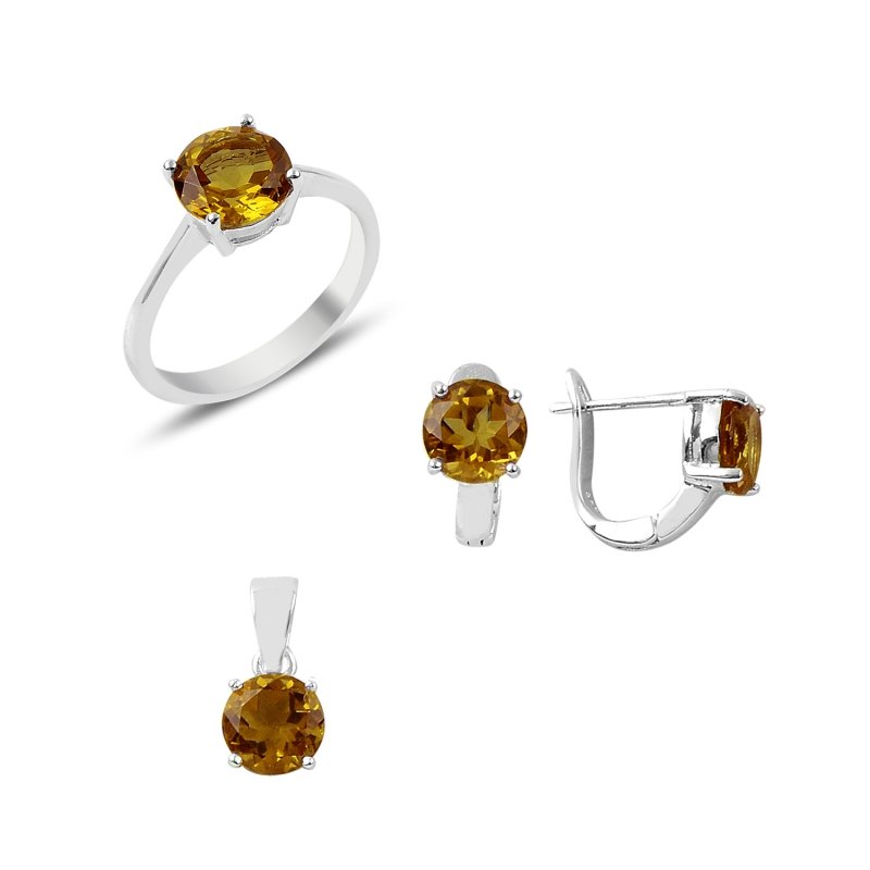 Round Sultanite Solitaire Set - S86555