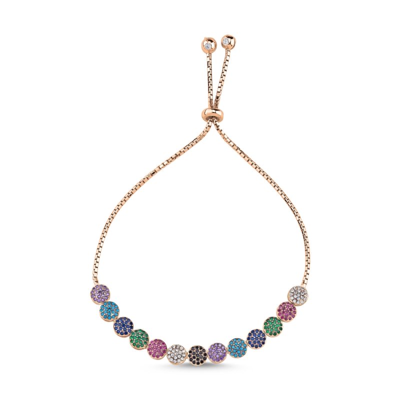 CZ Adjustable Sliding Bracelet - B87355