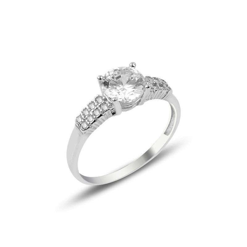 Zirkon Taşlı Tektaş Yüzük - R87462