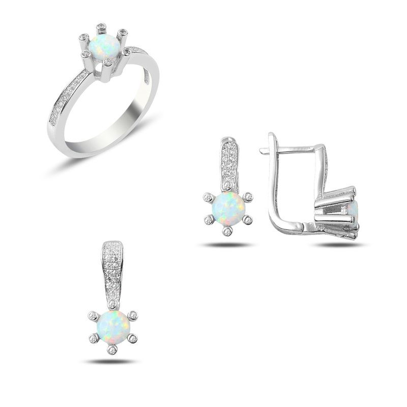 Opal & CZ Set - S87503