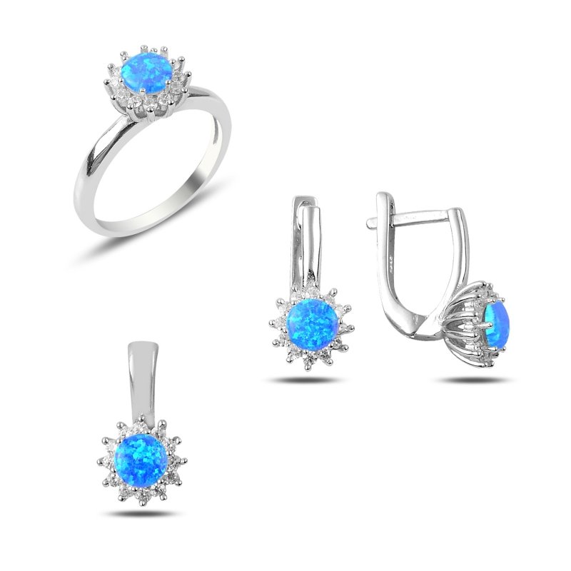 Opal & Zirkon Taşlı Set - S87508