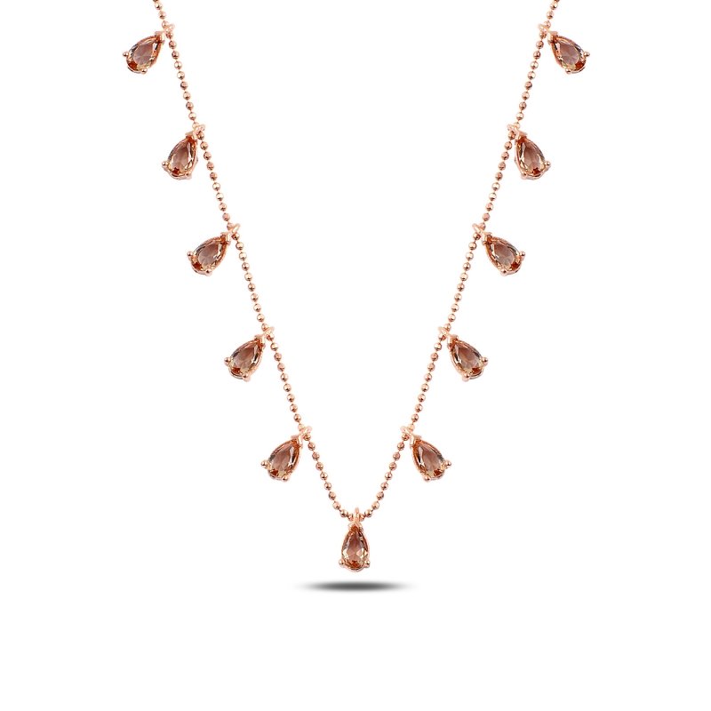 Teardrop Zultanite Dangle Charm Necklace - N87533
