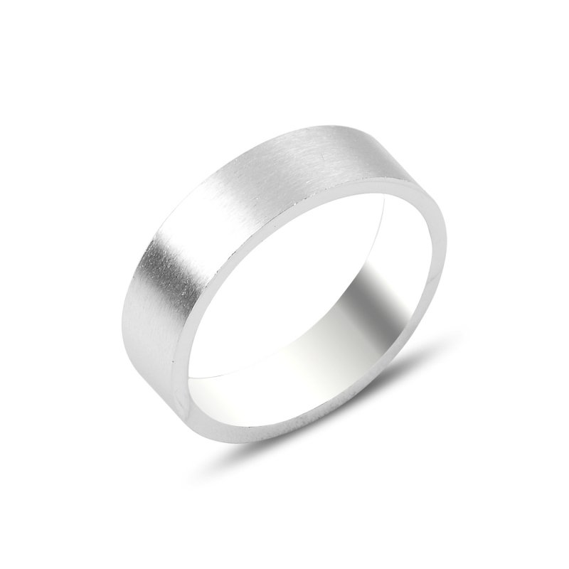 6mm Flat Matte Band Ring - WR87540