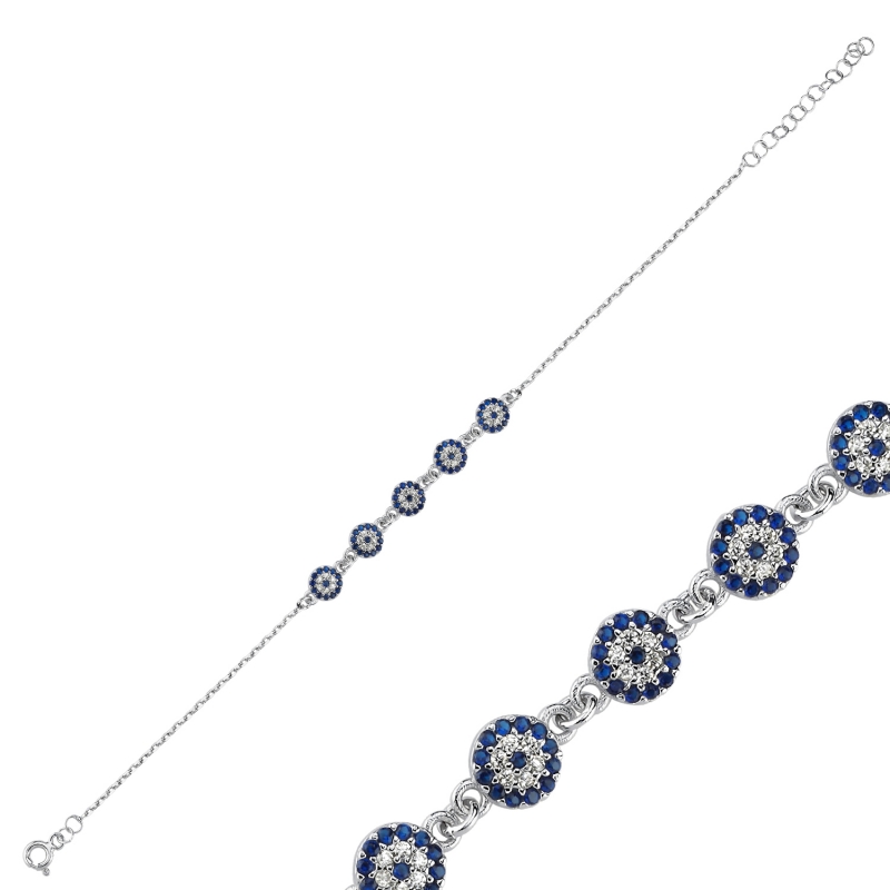 CZ Evil Eye Bracelet - B87617