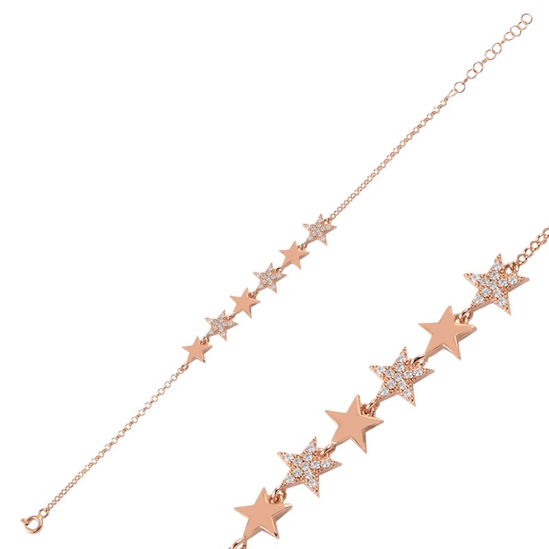 CZ Star Bracelet - B87626