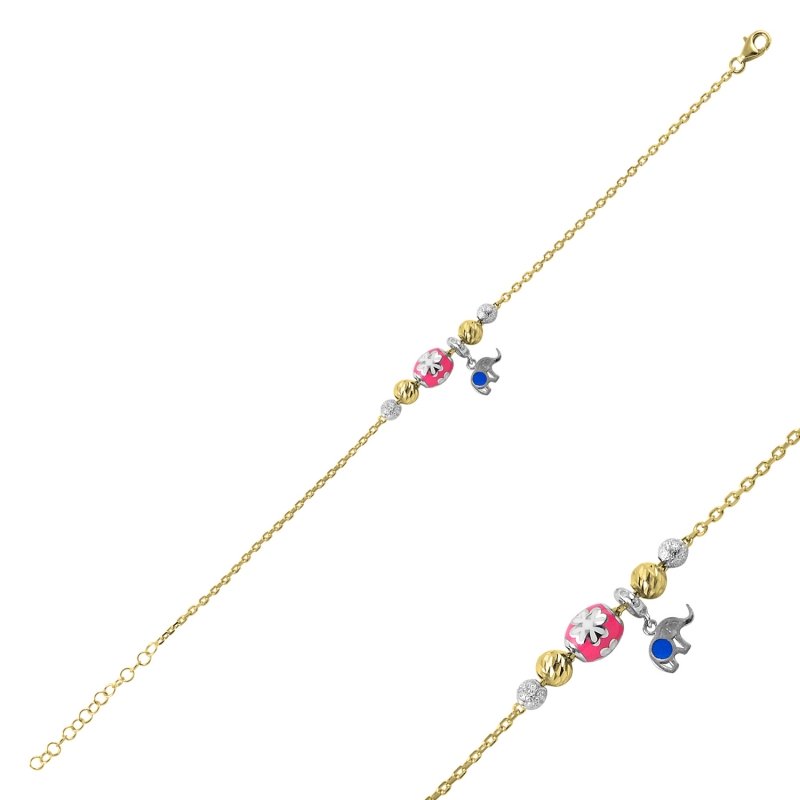 CZ Charm Bracelet  - B87653