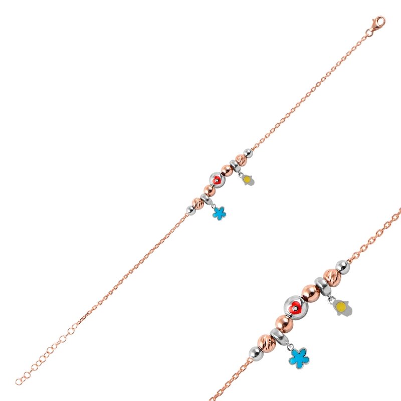 CZ Charm Bracelet - B87656