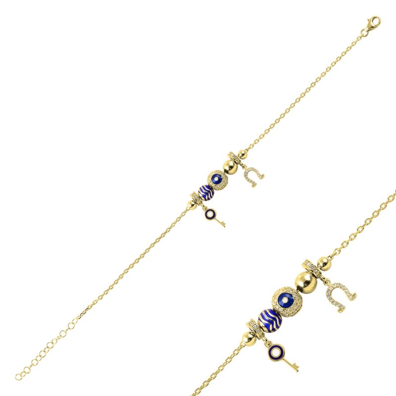 CZ Charm Bracelet  - B87661