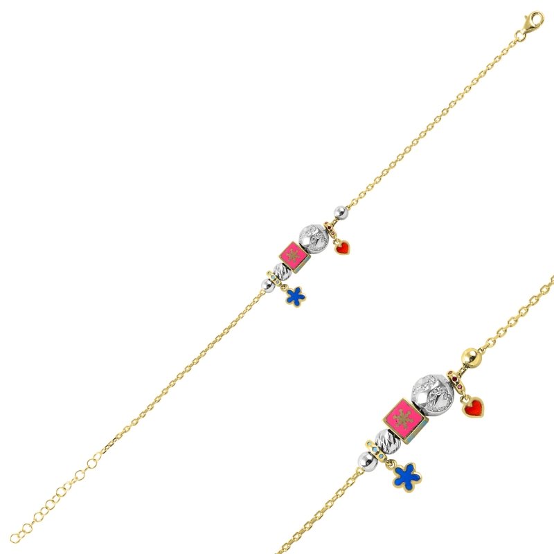 CZ Charm Bracelet - B87665