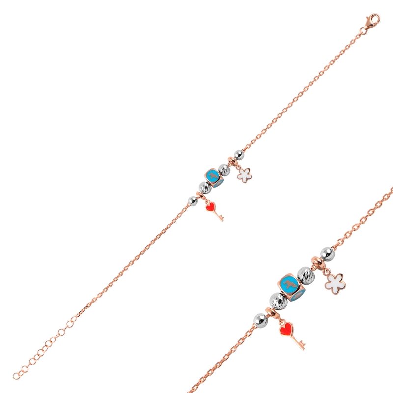 CZ Charm Bracelet  - B87694