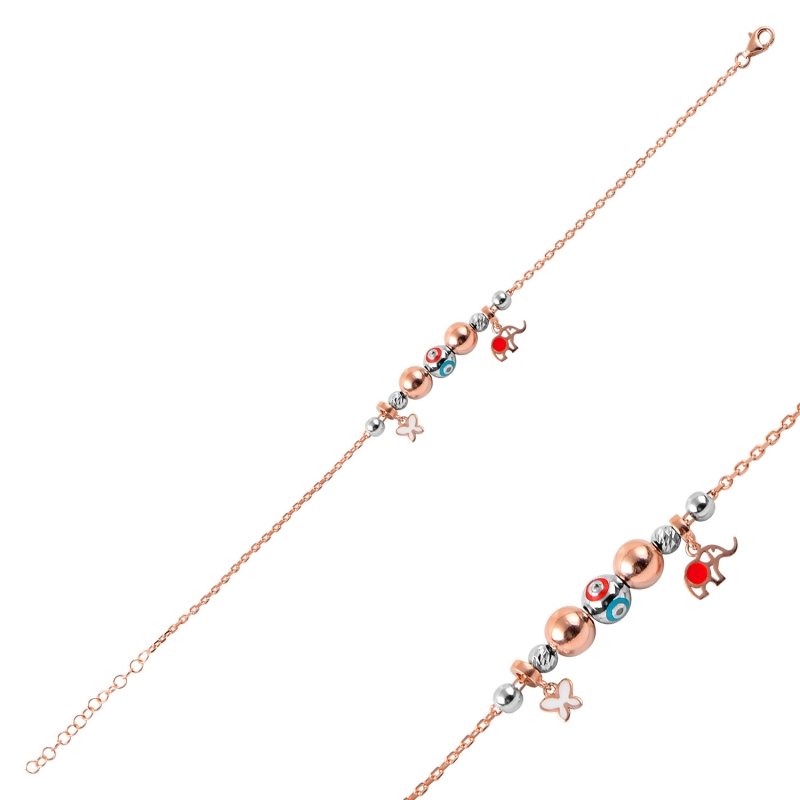 CZ Charm Bracelet  - B87696
