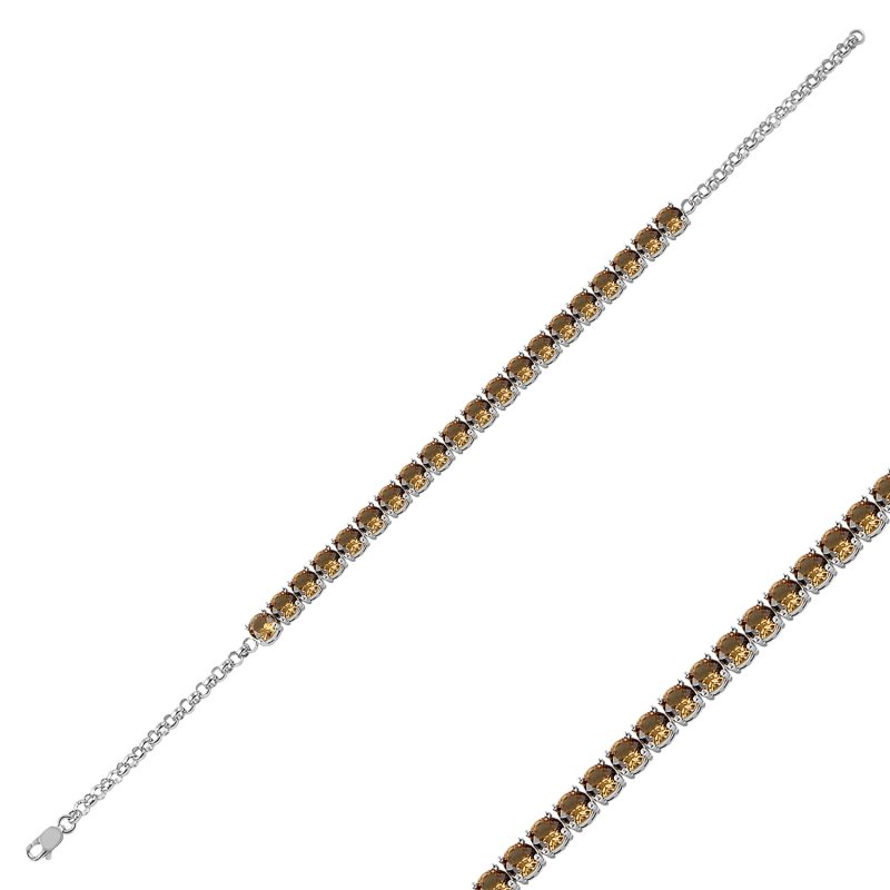 Yuvarlak Sultanit Taşlı Bileklik - B87812