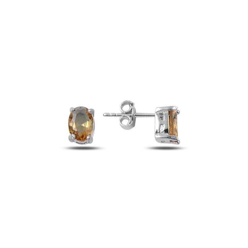 5x7mm Oval Sultanite Stud Earrings - E87816