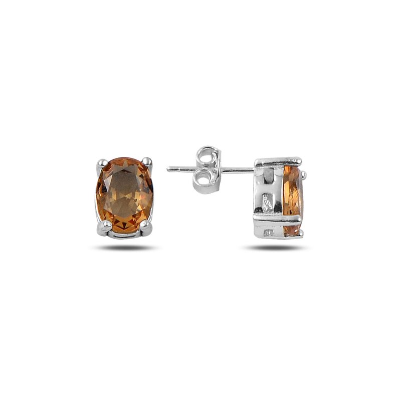 7x9mm Oval Sultanite Stud Earrings - E87817