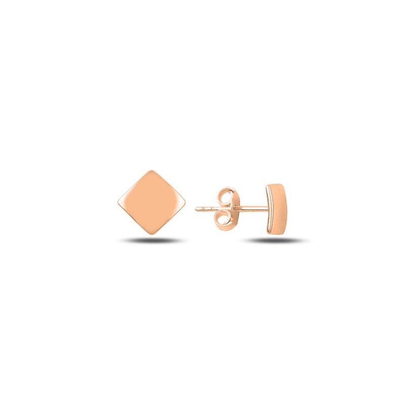 Stoneless Square Stud Earrings - E87844
