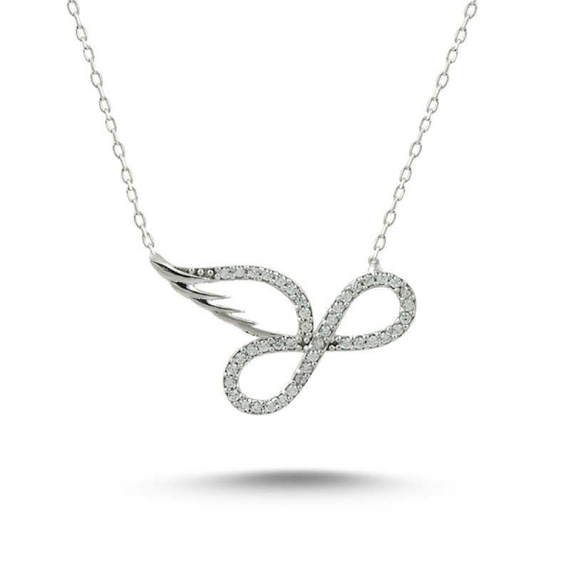 Silver Gemstone Necklace - N08790