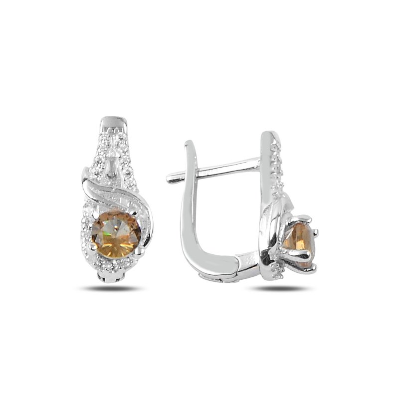Sultanite & CZ Earrings - E87972