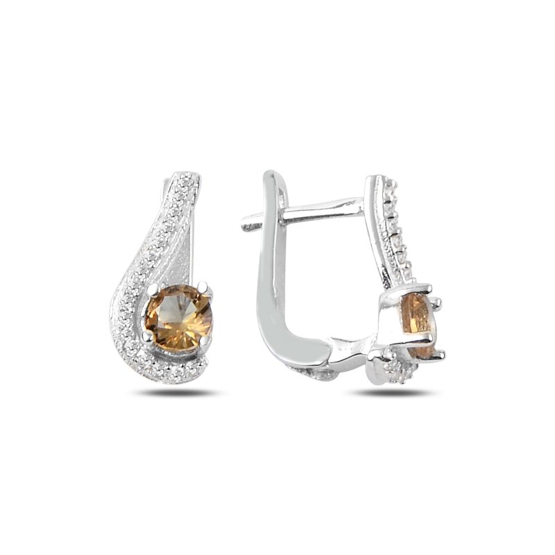 Sultanite & CZ Earrings - E87973