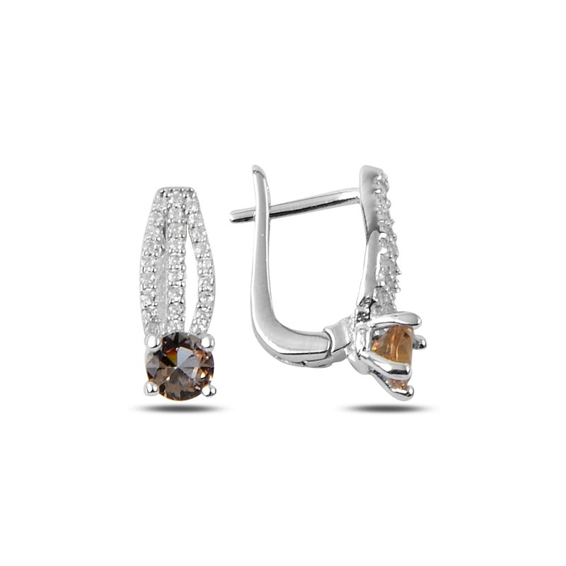 Sultanite & CZ Earrings - E87974