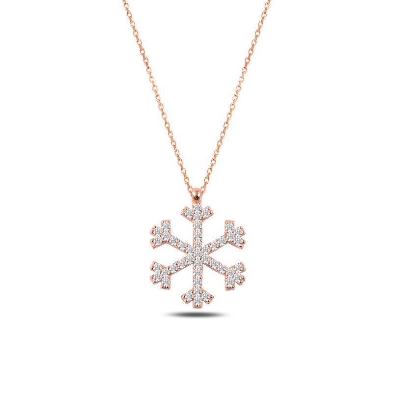 CZ Snowflake Necklace - N87989