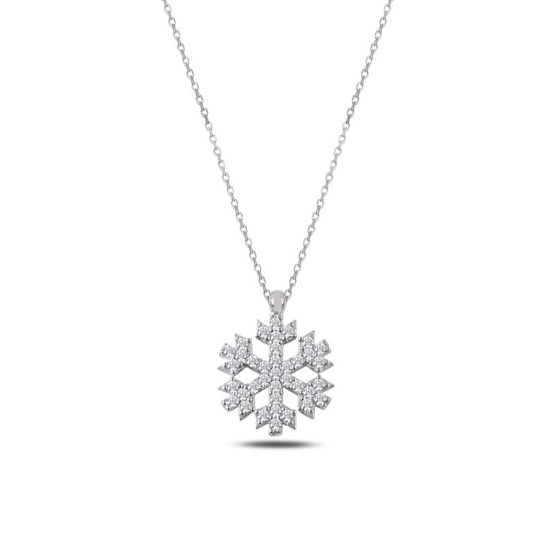 CZ Snowflake Necklace - N87990