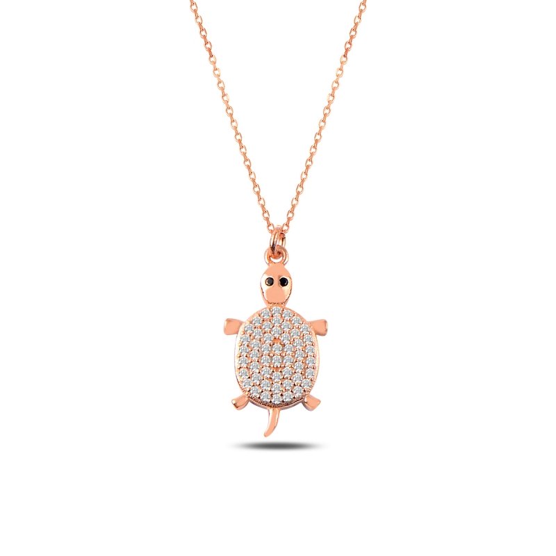 CZ Turtle Necklace - N88001