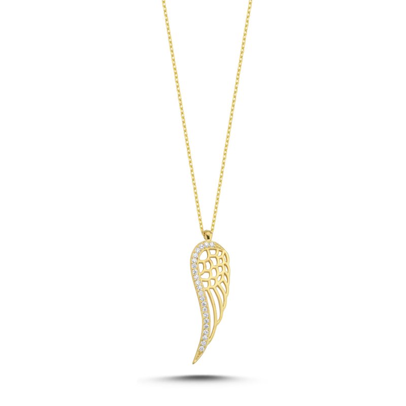 CZ Wing Necklace - N88006
