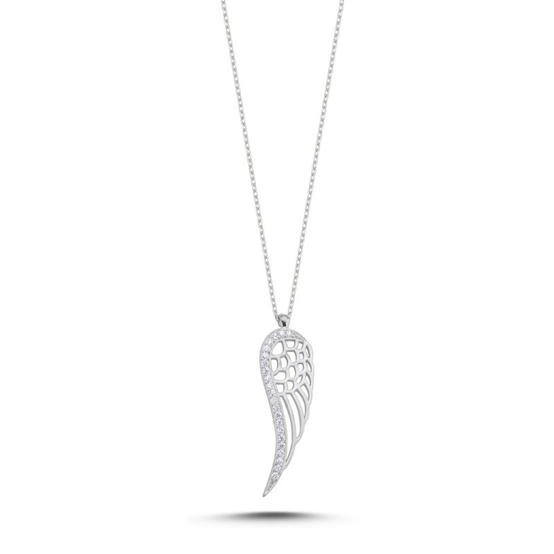 CZ Wing Necklace - N88006