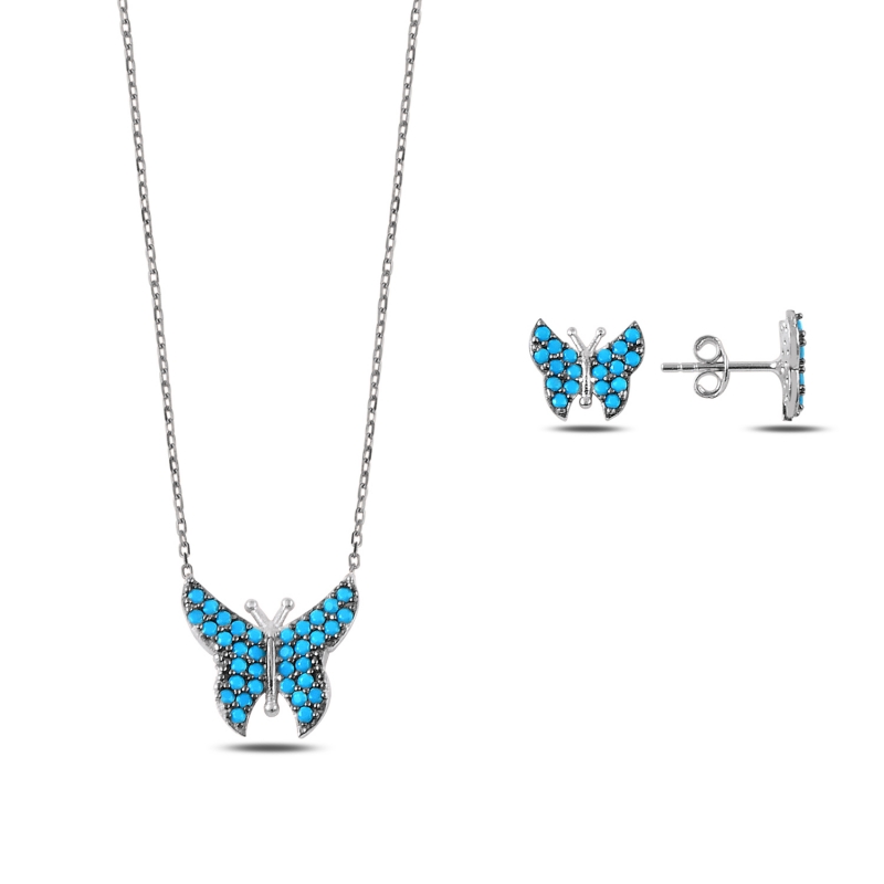 Nano Turquoise Butterfly Set - S88019