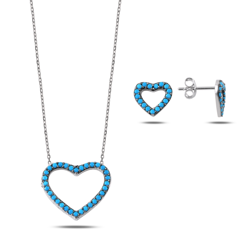 Heart Nano Turquoise Set - S88021