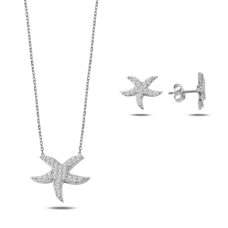 CZ Starfish Set - S88044