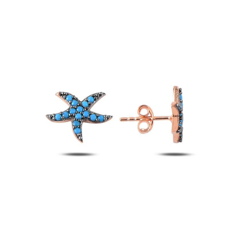 Starfish Nano Turquoise Stud Earrings - E88045
