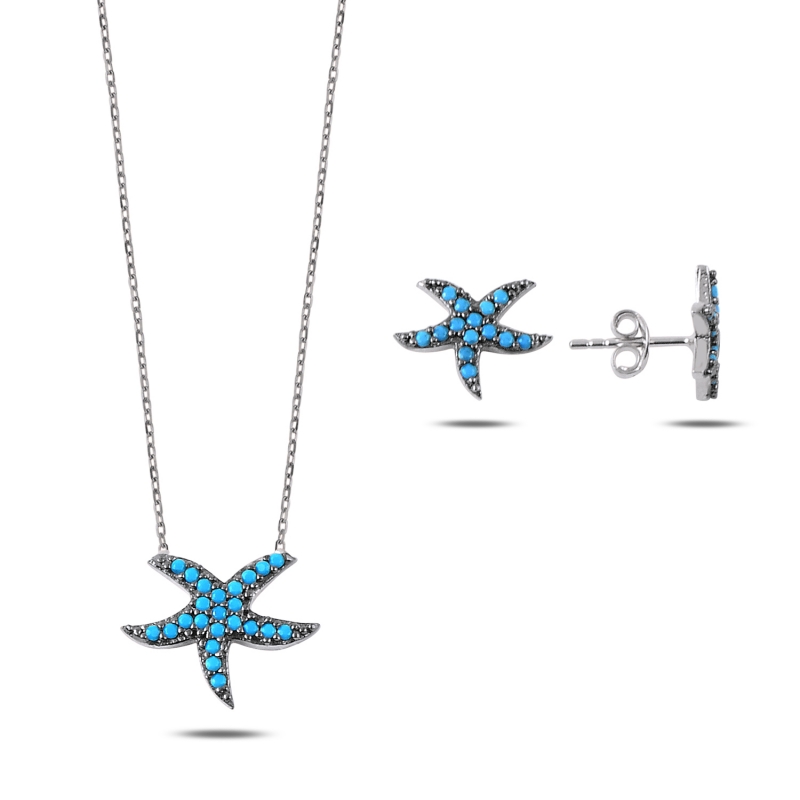 Nano Turquoise Starfish Set - S88046