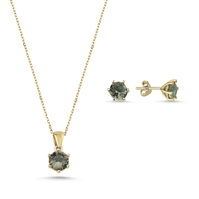Zultanite Round Solitaire Set - S88091