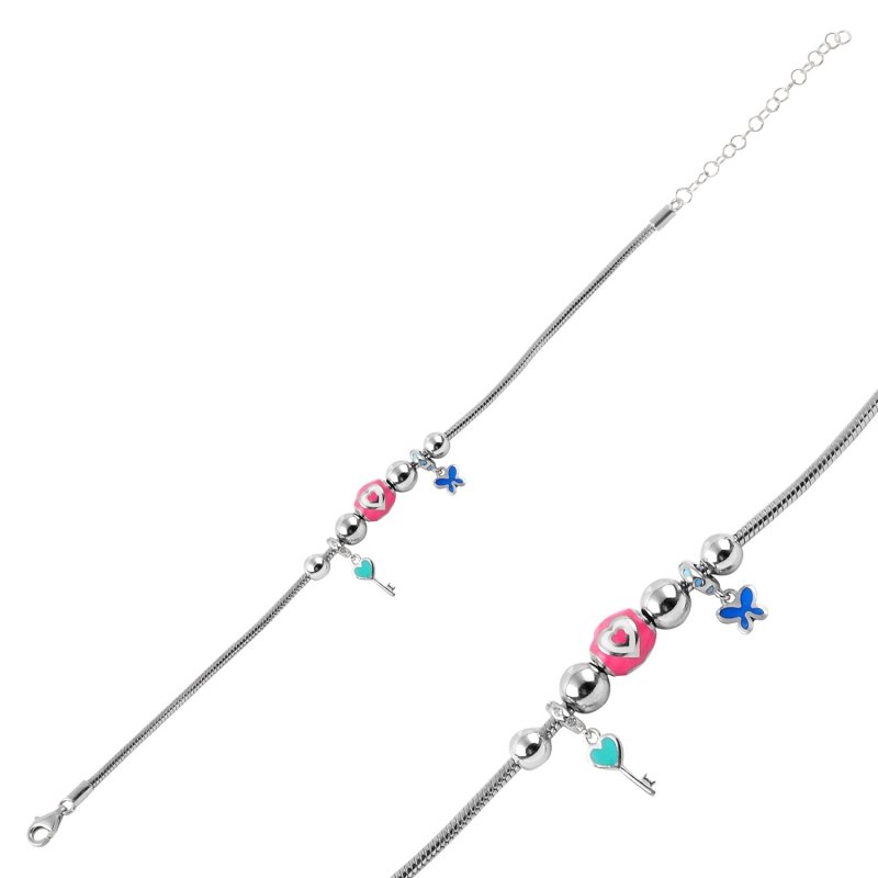 CZ Charm Bracelet  - B88151