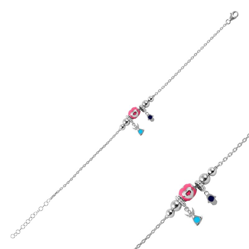 CZ Charm Bracelet - B88156